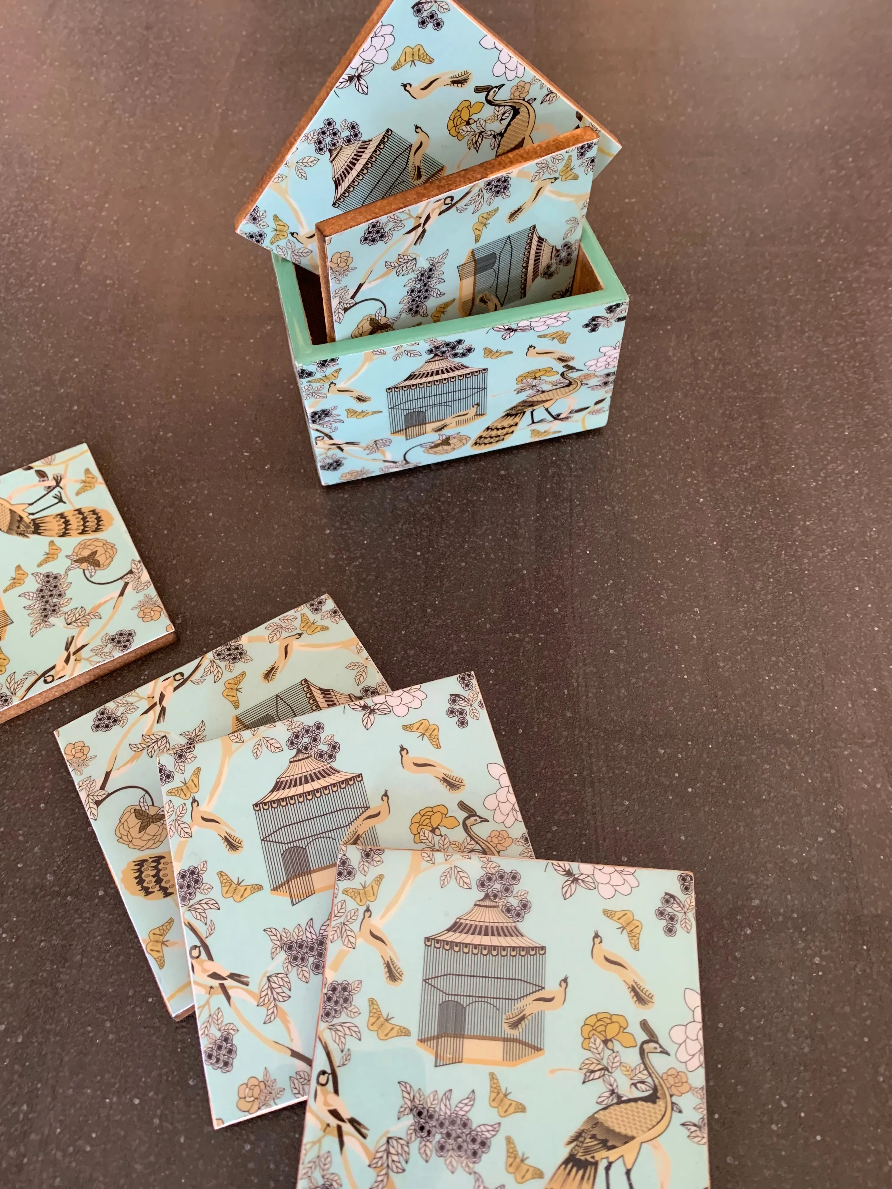 Bird Cage Ethnic Coasters