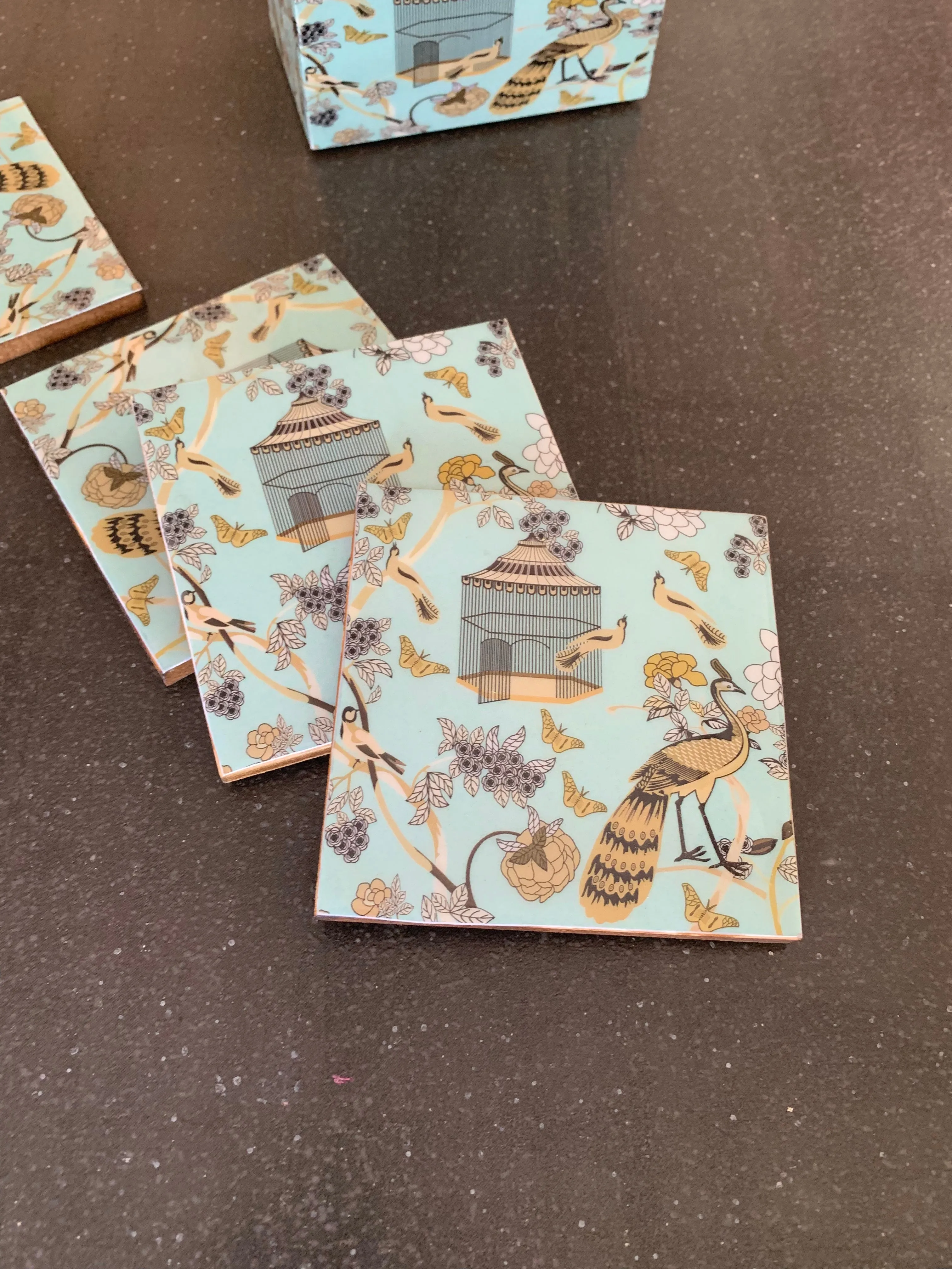 Bird Cage Ethnic Coasters