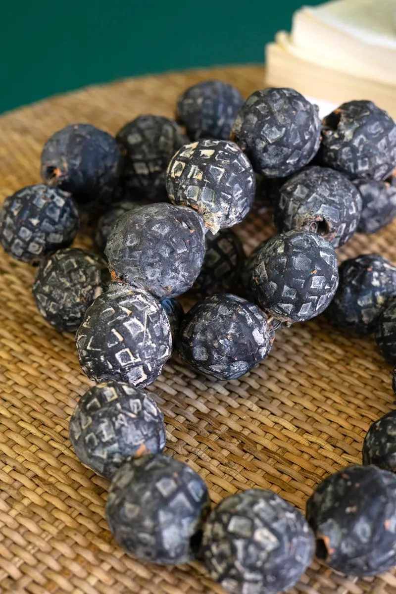 Black Clay Tabletop Beads (Pack of 2)