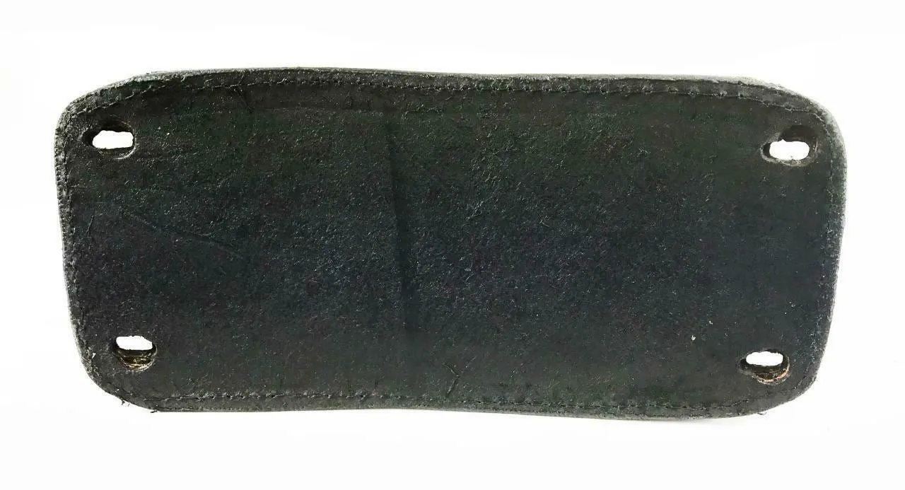 Black Dist Tuck Roll Spring Seat P-Pad Chopper Harley bobber Bates Style