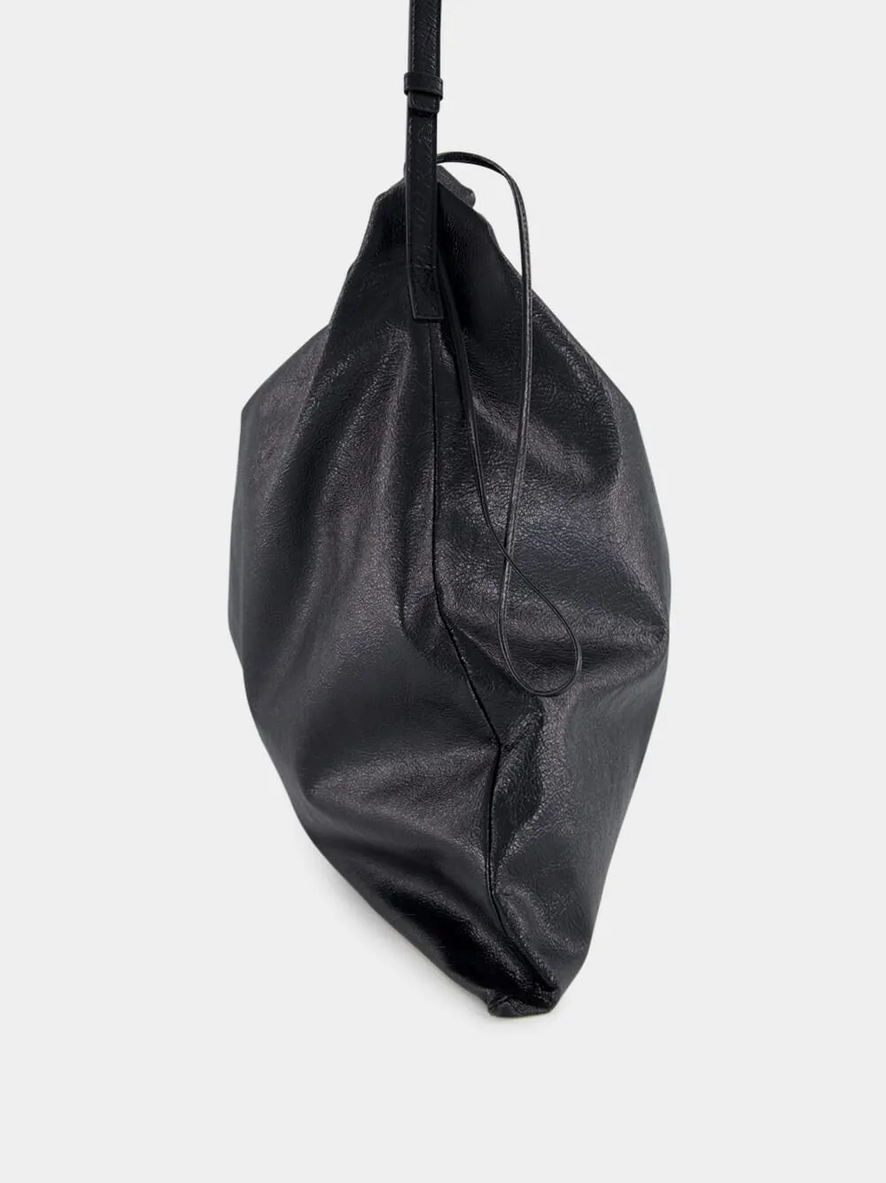 Black Shopper Large Dust Bag Crossbody Pouch