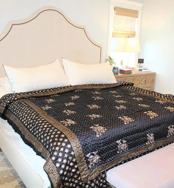 Black Silk Quilt