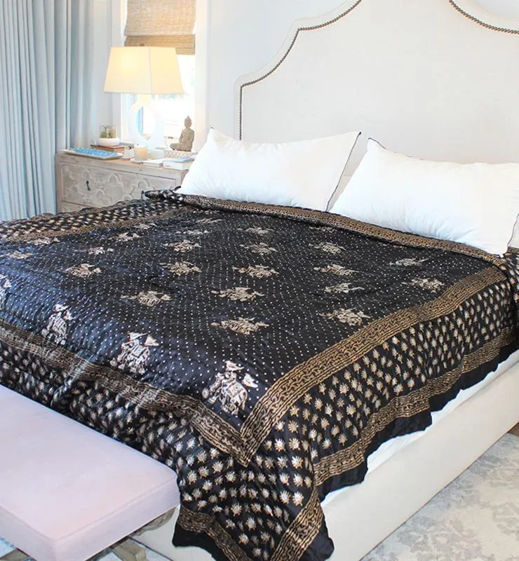 Black Silk Quilt