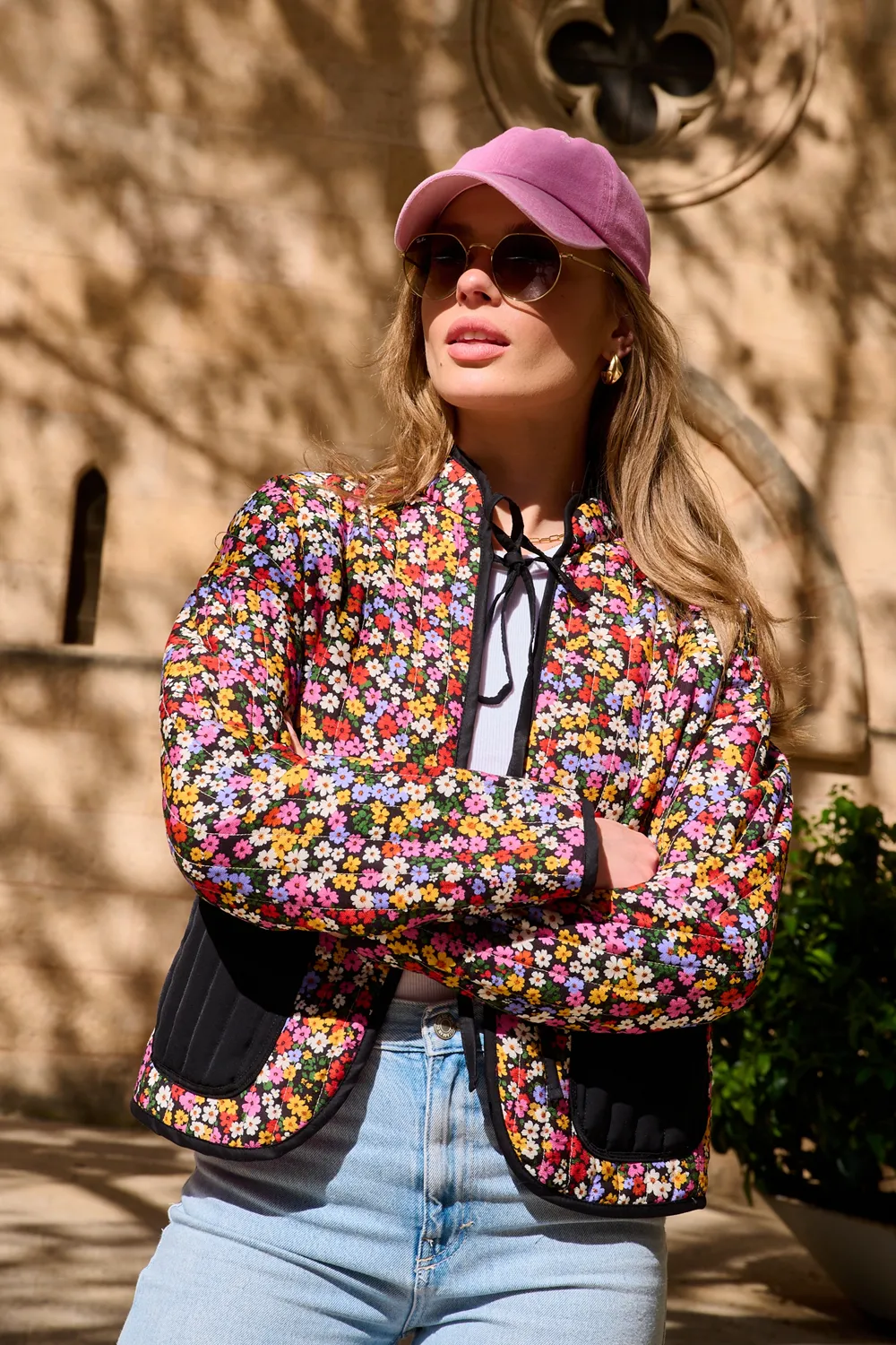 Blossom Charm lightweight quilted jacket
