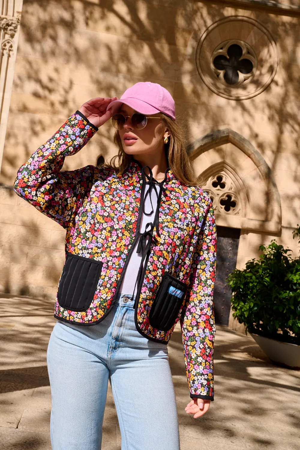 Blossom Charm lightweight quilted jacket