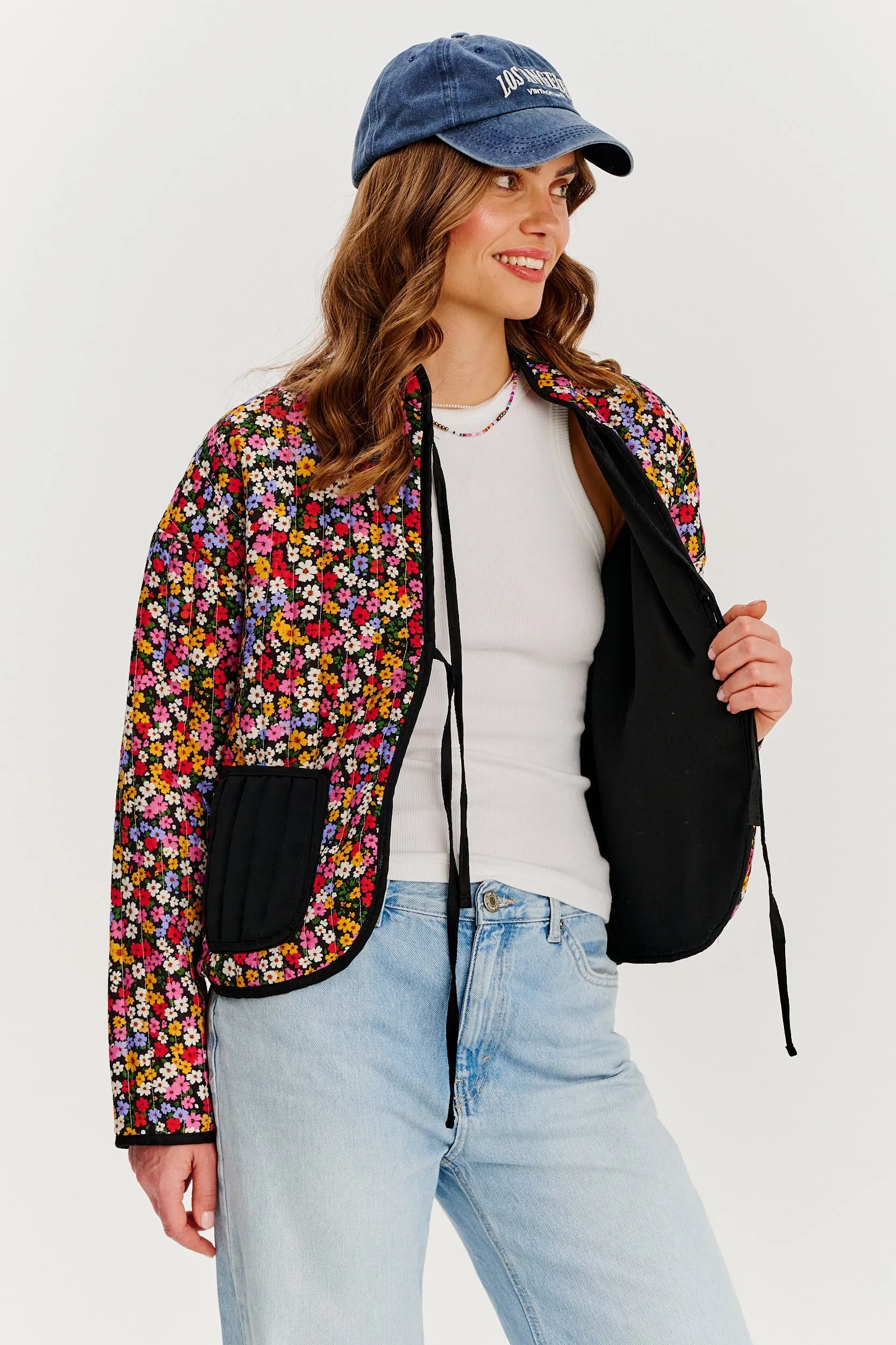 Blossom Charm lightweight quilted jacket