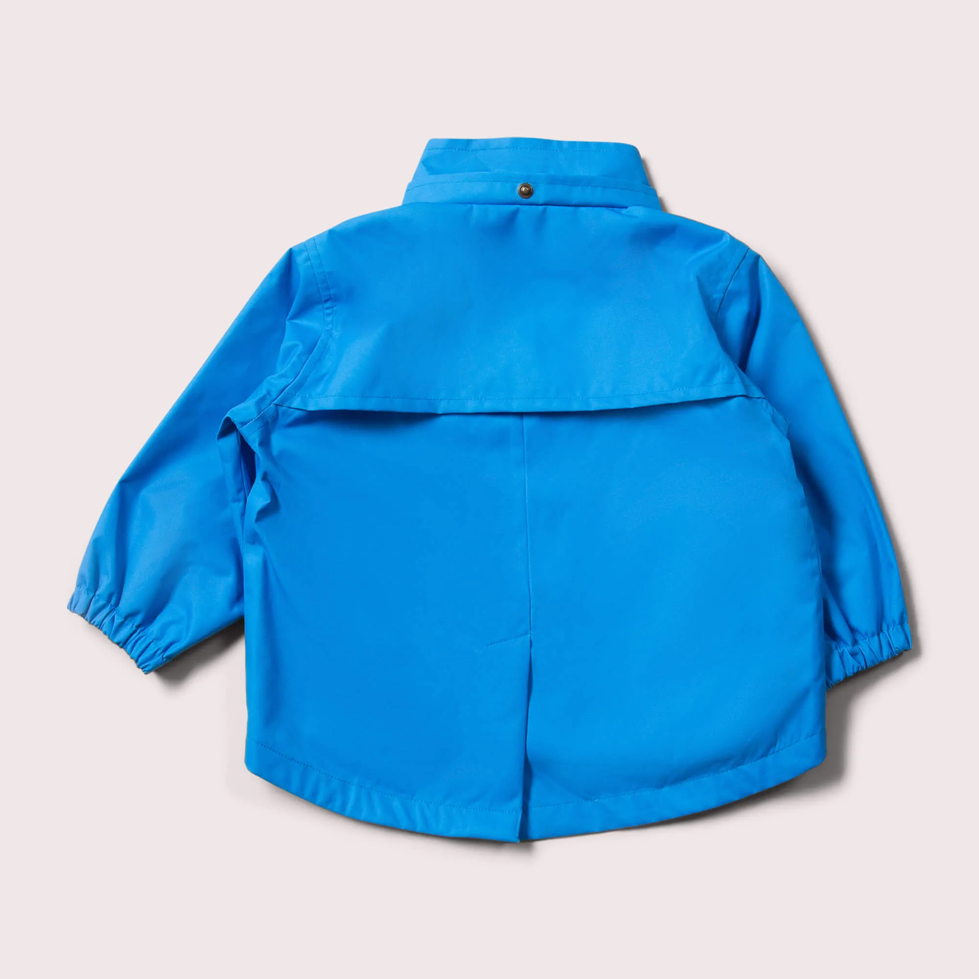 Blue Recycled Waterproof Parka Raincoat