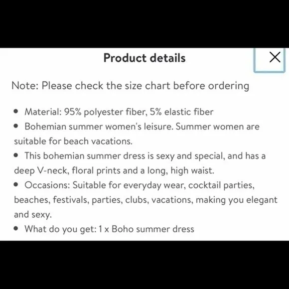 Bo ho summer wrap dress