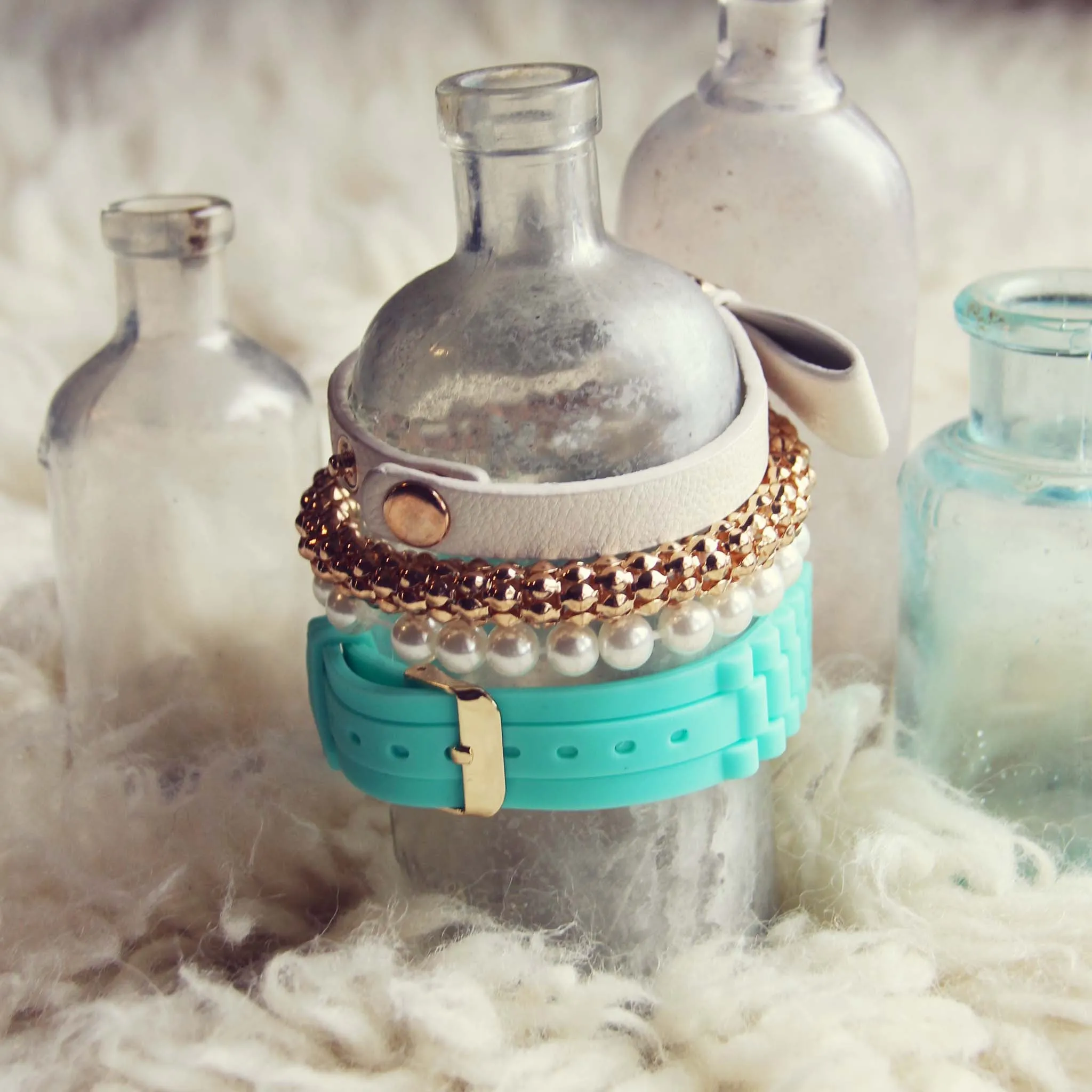 Bohemian Bangles Watch in Mint