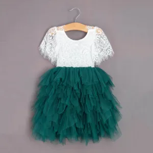 Bohemian Princess Dress - Hunter Green