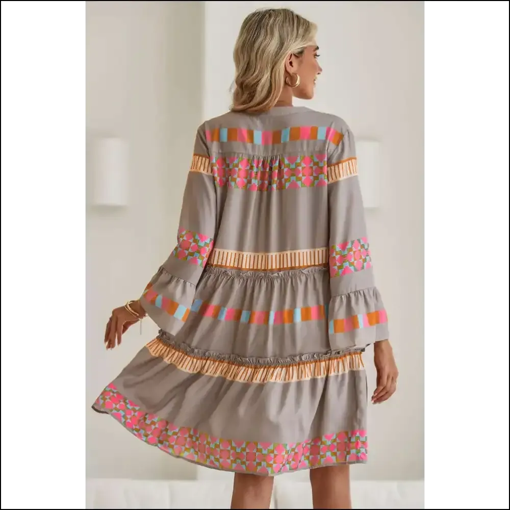Boho Black Geometric Dress: an Experience ! Needful Things 🖤💀