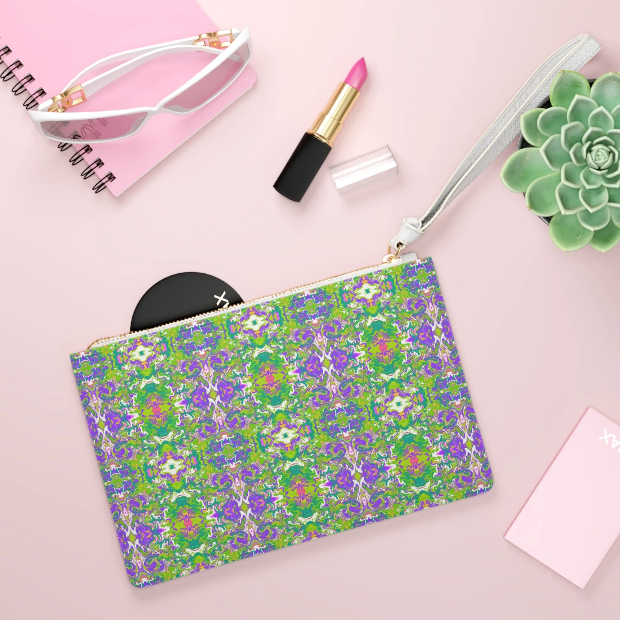 Boho Spring Garden Clutch Bag