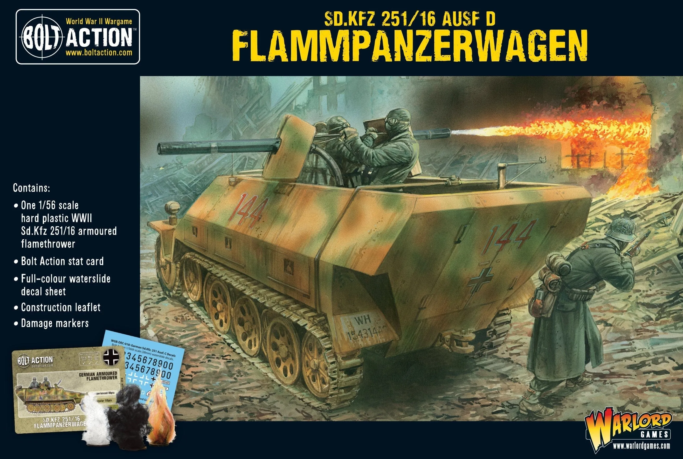 Bolt Action Flammpanzerwagen Sd.Kfz 251/16 Ausf D (Plastic)