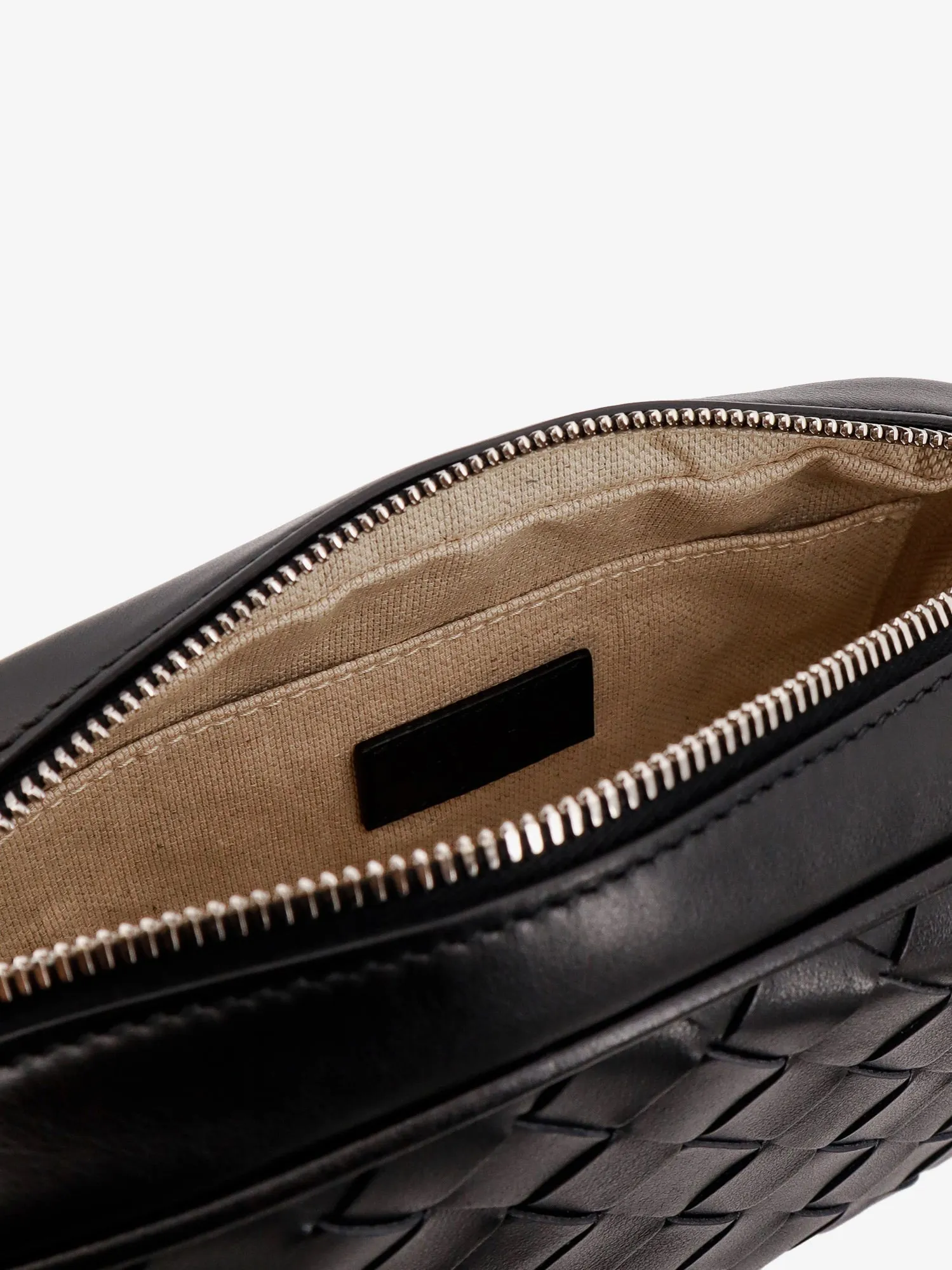 Bottega Veneta Leather Shoulder Bag With Intrecciato Motif