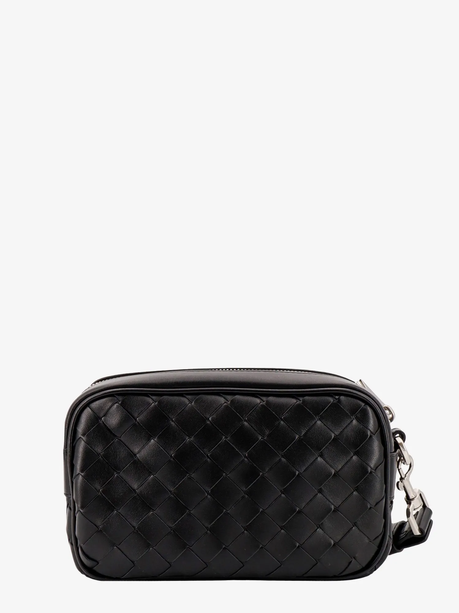 Bottega Veneta Leather Shoulder Bag With Intrecciato Motif