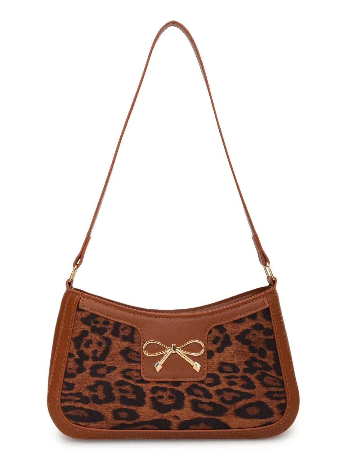 Bow Leopard Handbag