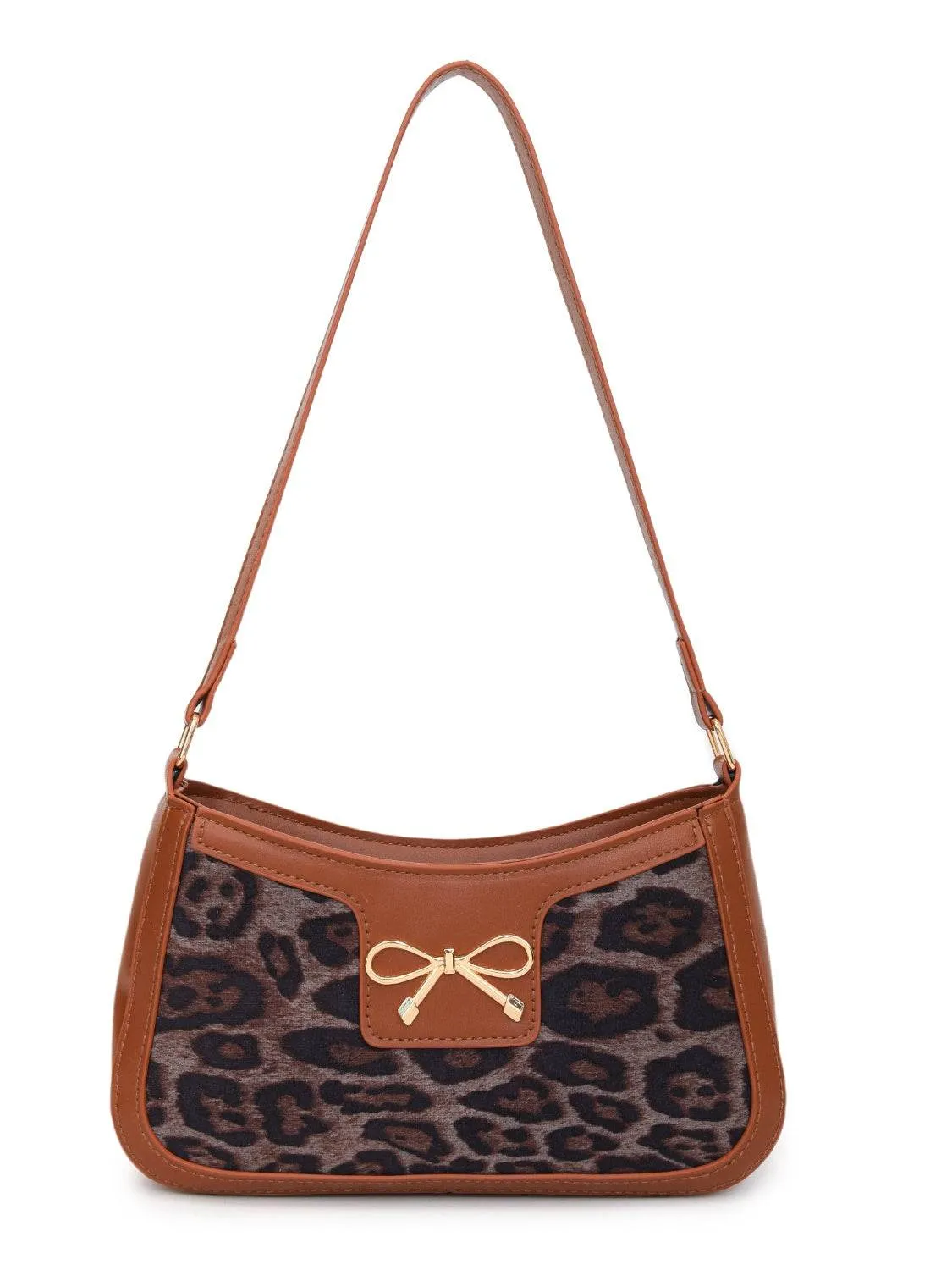 Bow Leopard Handbag