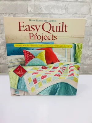 Brand new Easy Quilt Projects, hardcover binder, 208 Pages! 41 quilt projects from American Patchwork & Quilting! Retails $30 