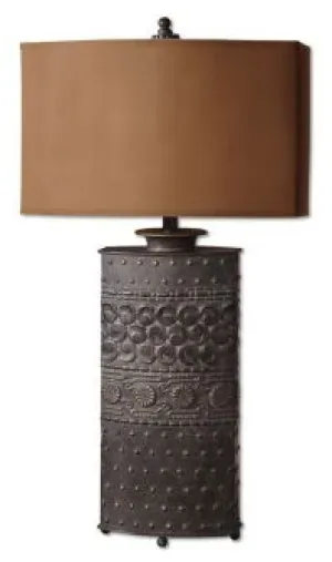 Bronze Finish Metal Lamp Shakia