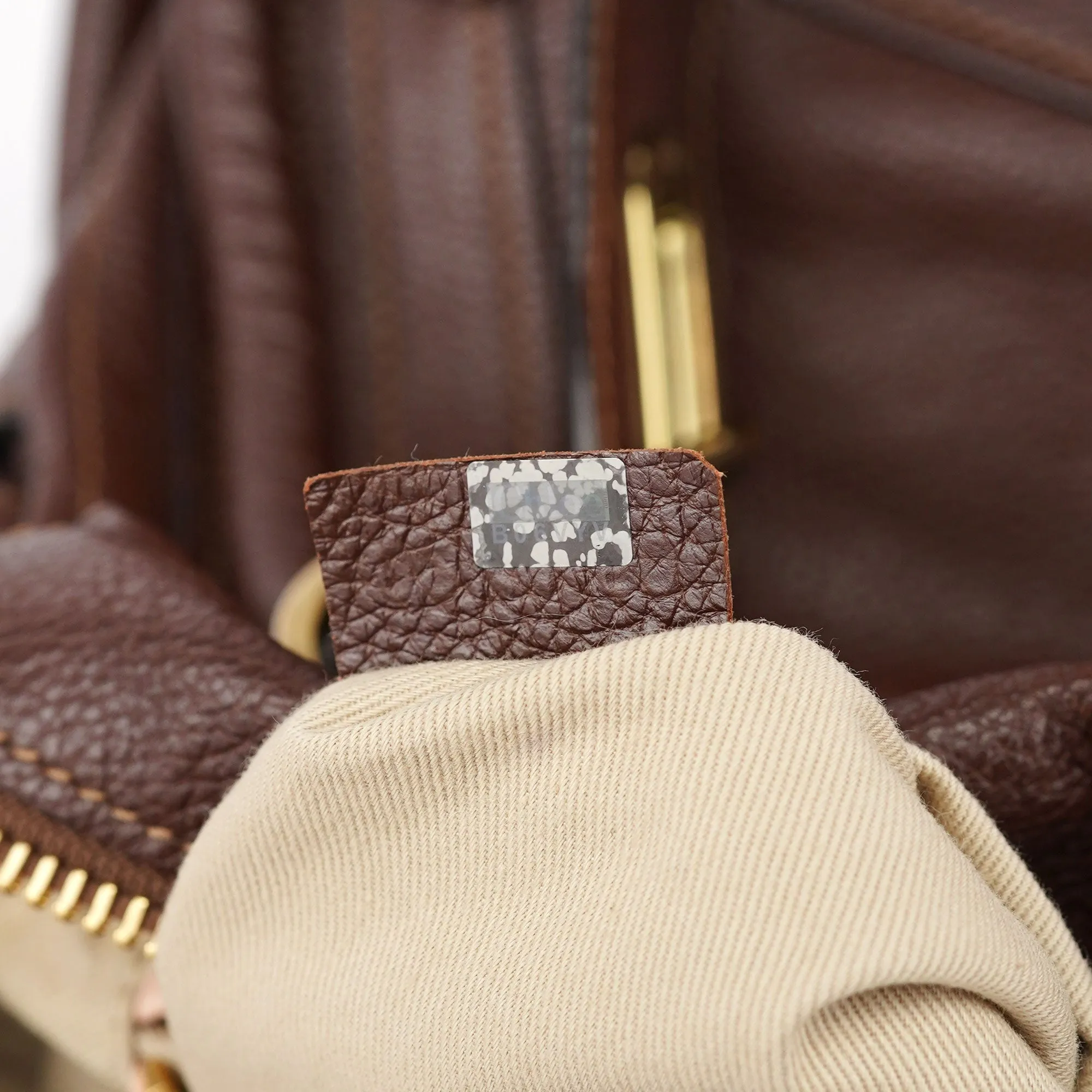Brown Leather Paraty 2-Way Shoulder Bag