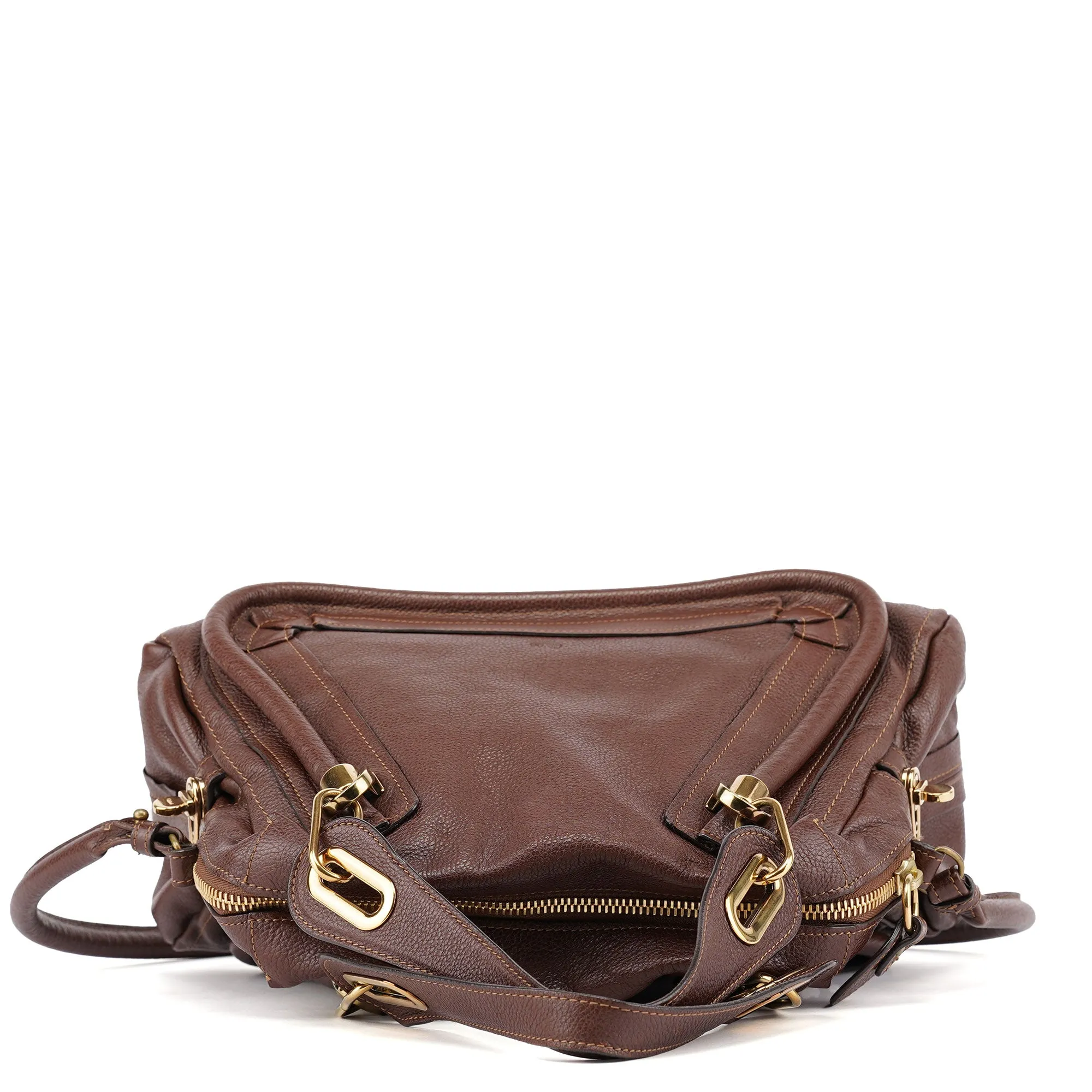 Brown Leather Paraty 2-Way Shoulder Bag
