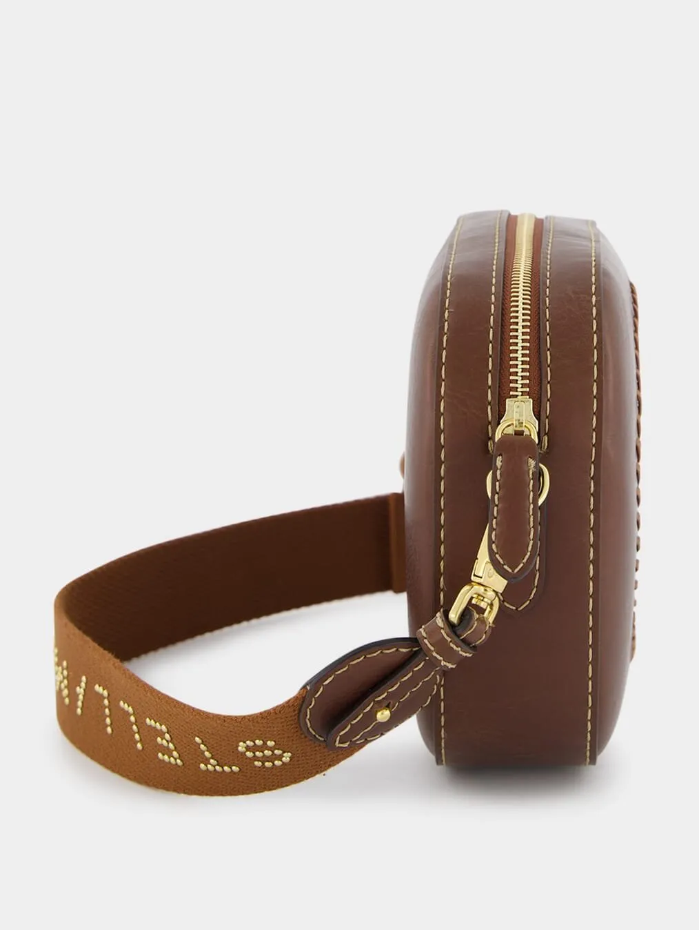 Brown Logo Mini Camera Bag