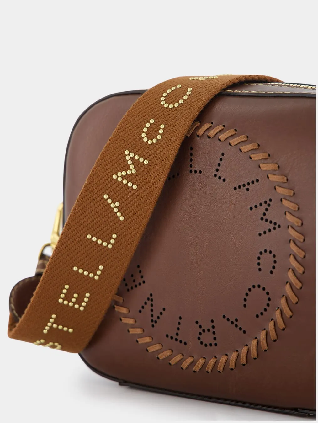 Brown Logo Mini Camera Bag