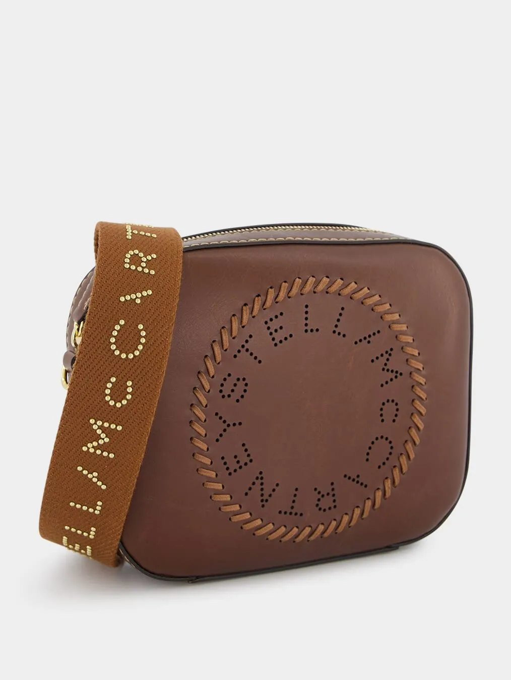Brown Logo Mini Camera Bag