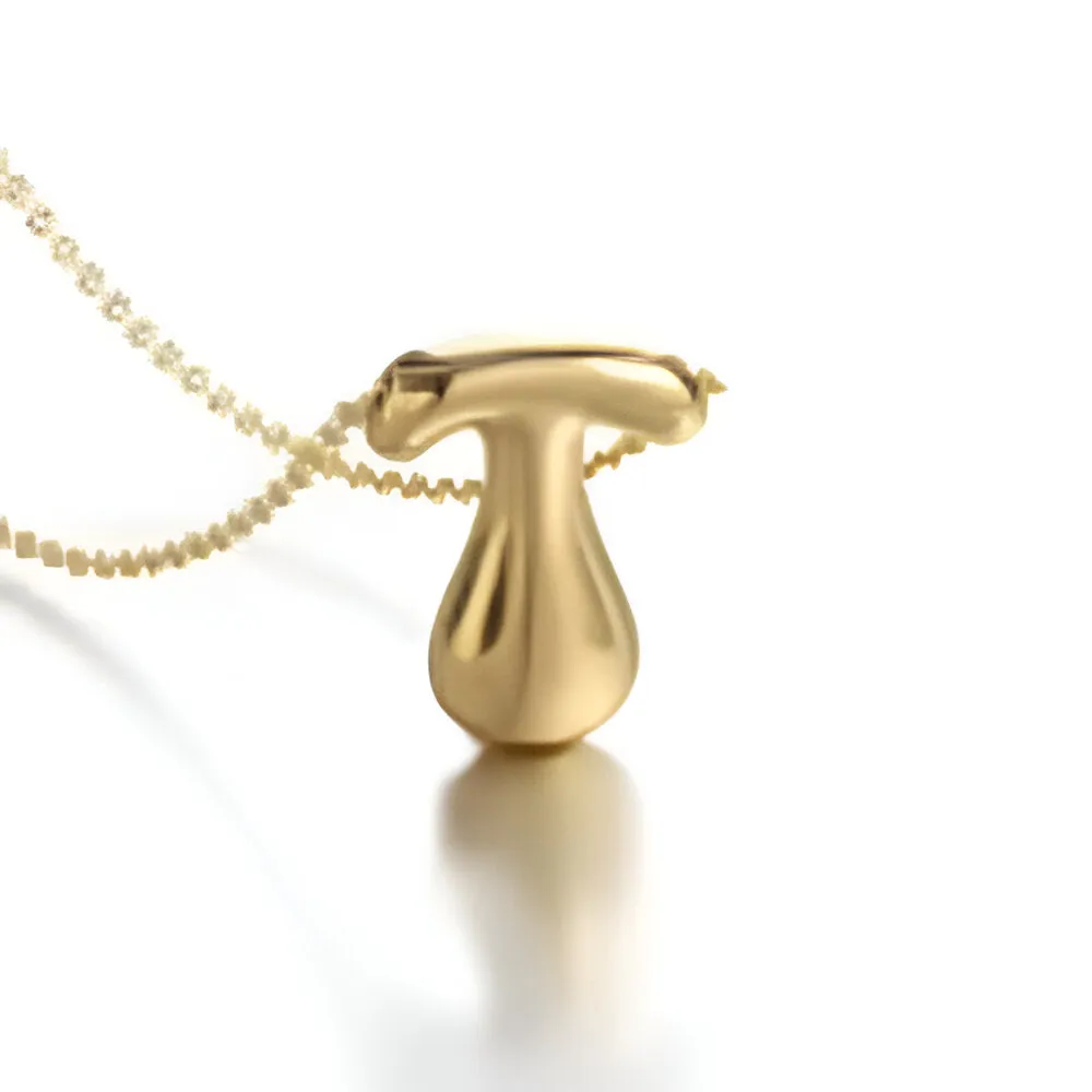 Bubble Initial Letter Necklace
