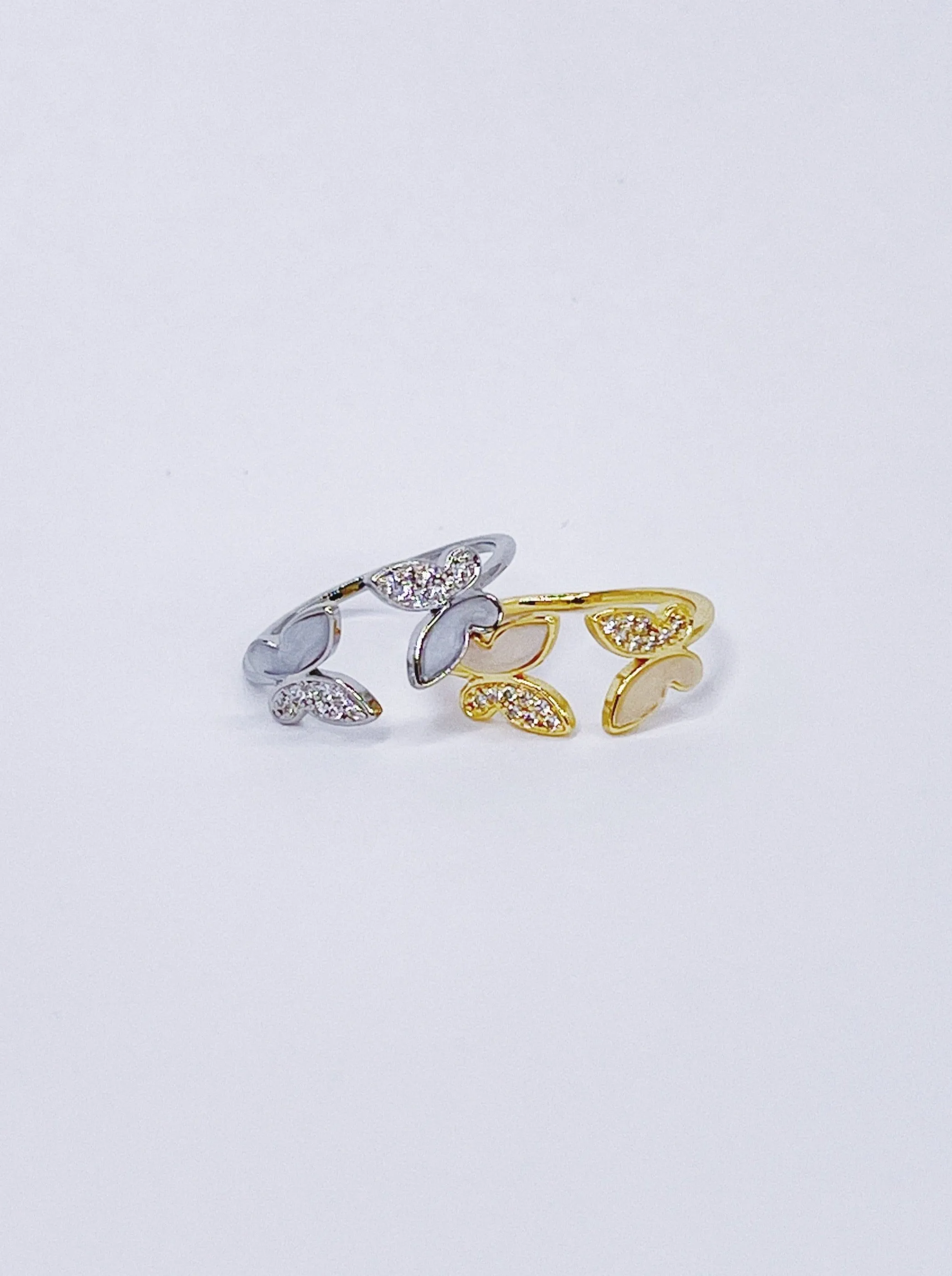 Butterfly Crystal   Stone Ring