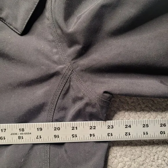 Carhartt Jacket Womens Large Black Waterproof Breathable Workwear Outdoor WJ002