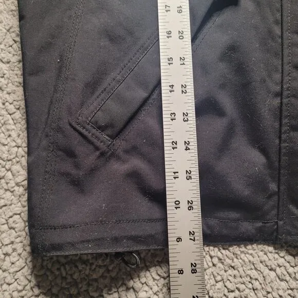Carhartt Jacket Womens Large Black Waterproof Breathable Workwear Outdoor WJ002
