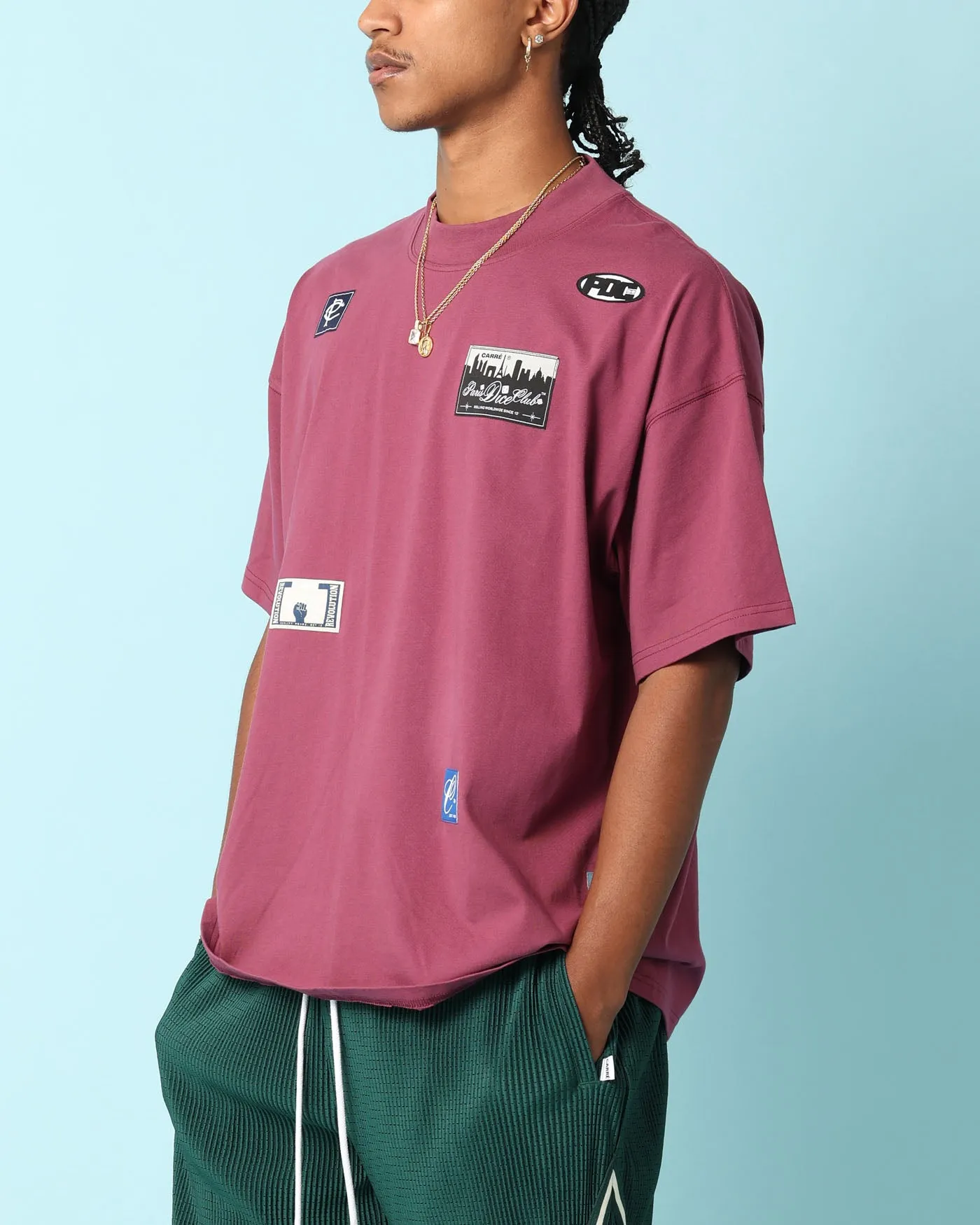 Carré Patchwork Oversized T-Shirt Port