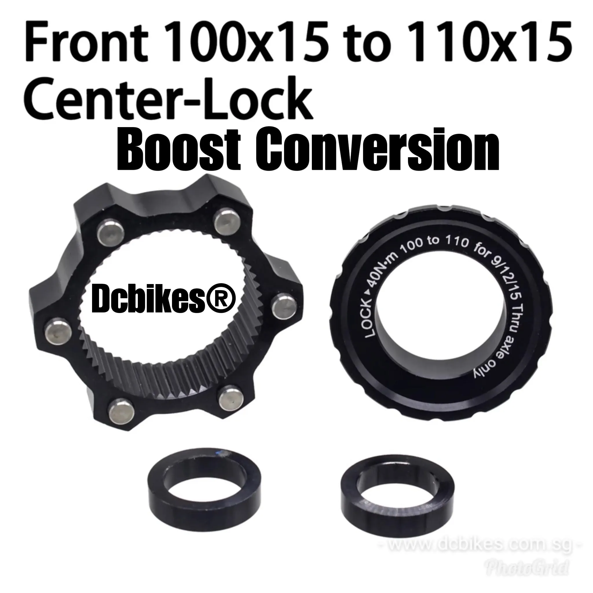 Centerlock 110mm Front | 148mm Rear Boost   Hubs 6 Bolts Disc Adapter Conversion Kit