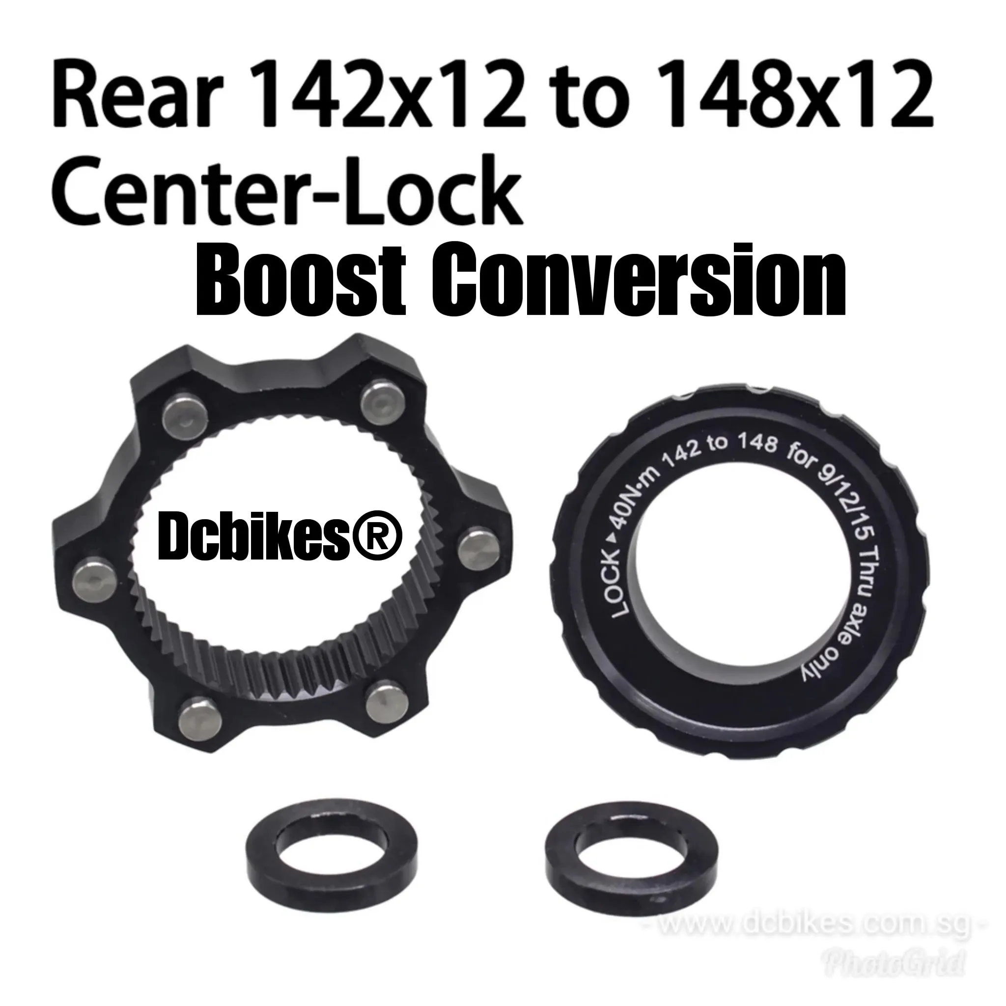 Centerlock 110mm Front | 148mm Rear Boost   Hubs 6 Bolts Disc Adapter Conversion Kit