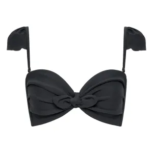 Charcoal Cabana Bikini Top