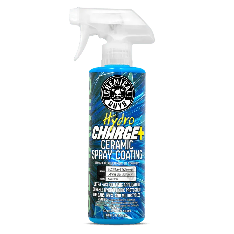Chemical Guys Hydrocharge High-Gloss Hydrophobic Si02 Ceramic Spray Coating, 473ml