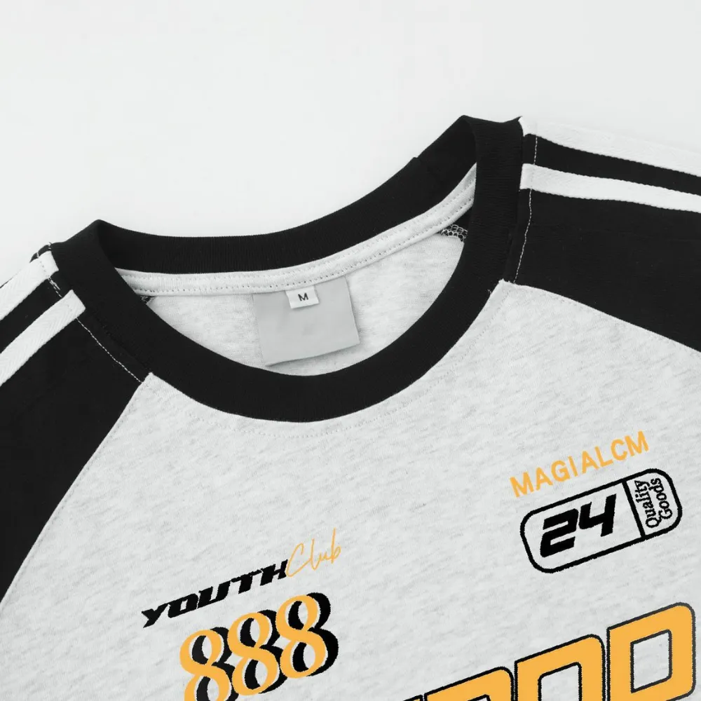 Classic Patchwork Raglan T-shirt