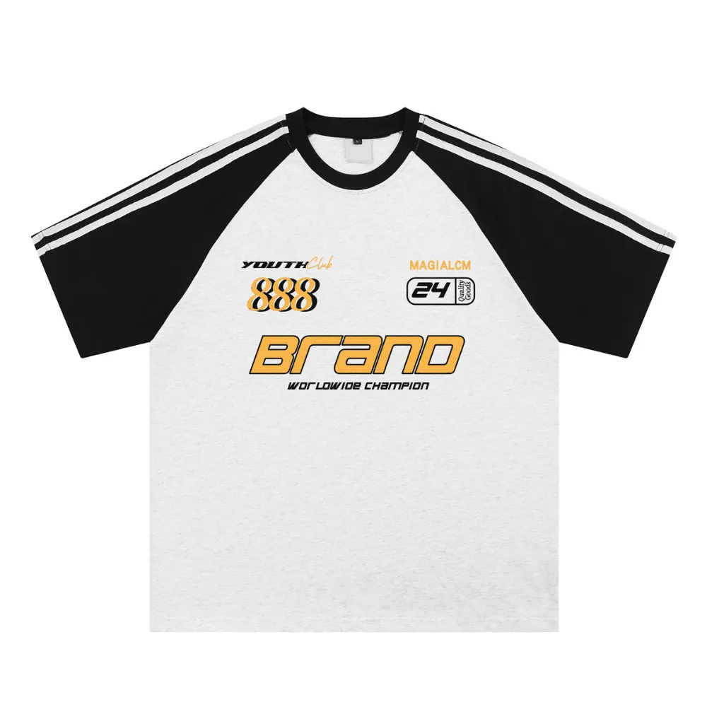 Classic Patchwork Raglan T-shirt