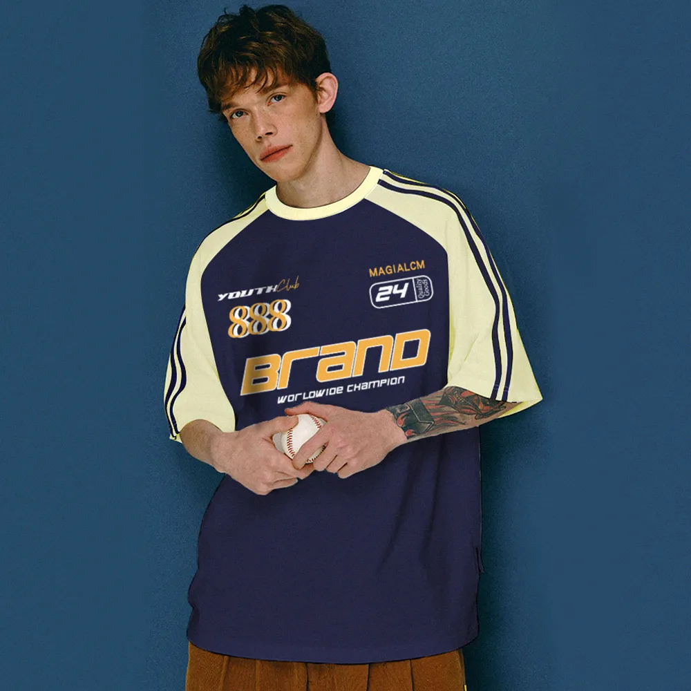Classic Patchwork Raglan T-shirt
