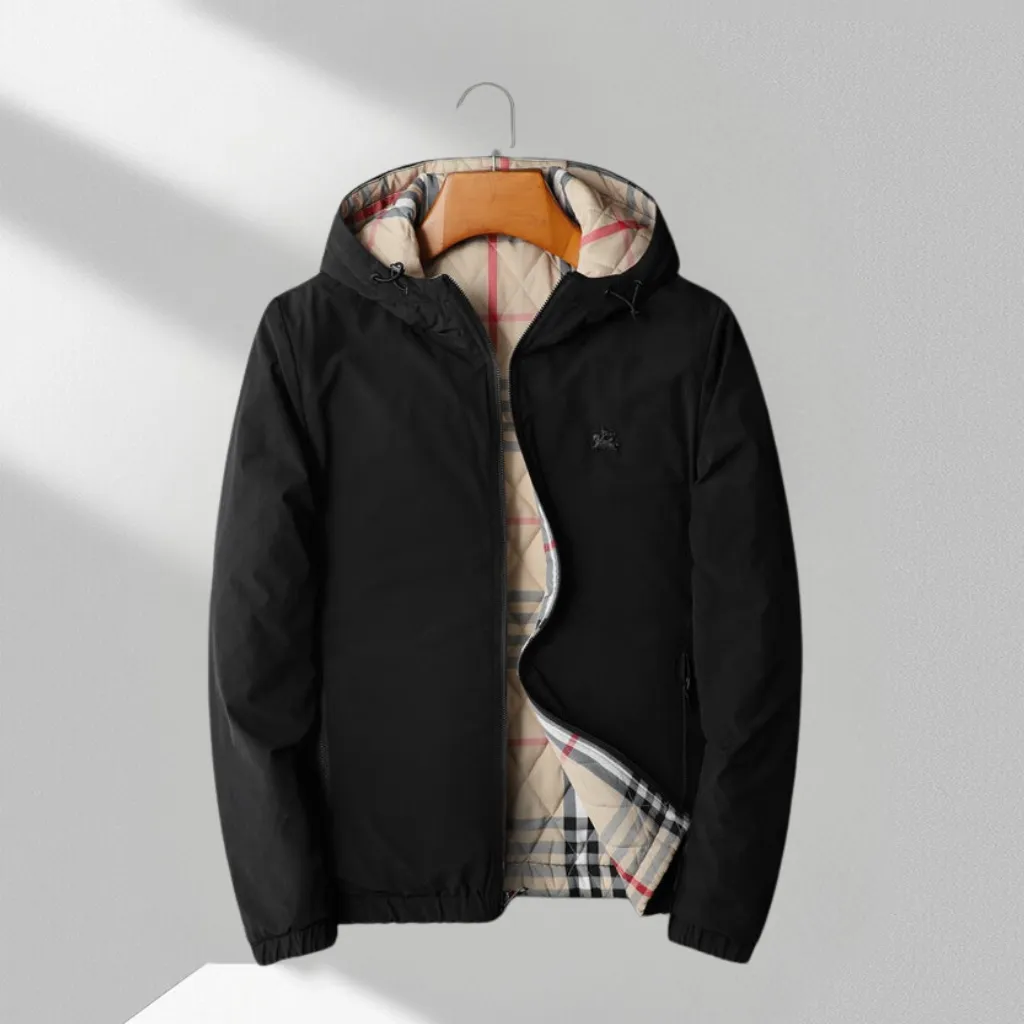 Classic Plaid Quilted Jacket
