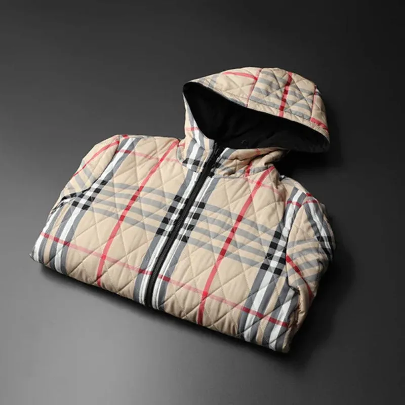 Classic Plaid Quilted Jacket