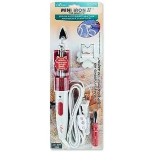 Clover Mini Iron II Perfect For Patchwork Craft Projects and Applique 40W