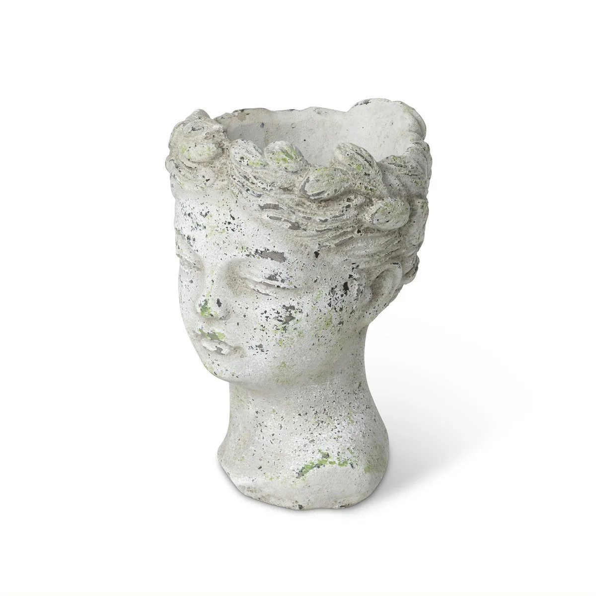 Concrete Bust Planter, Small