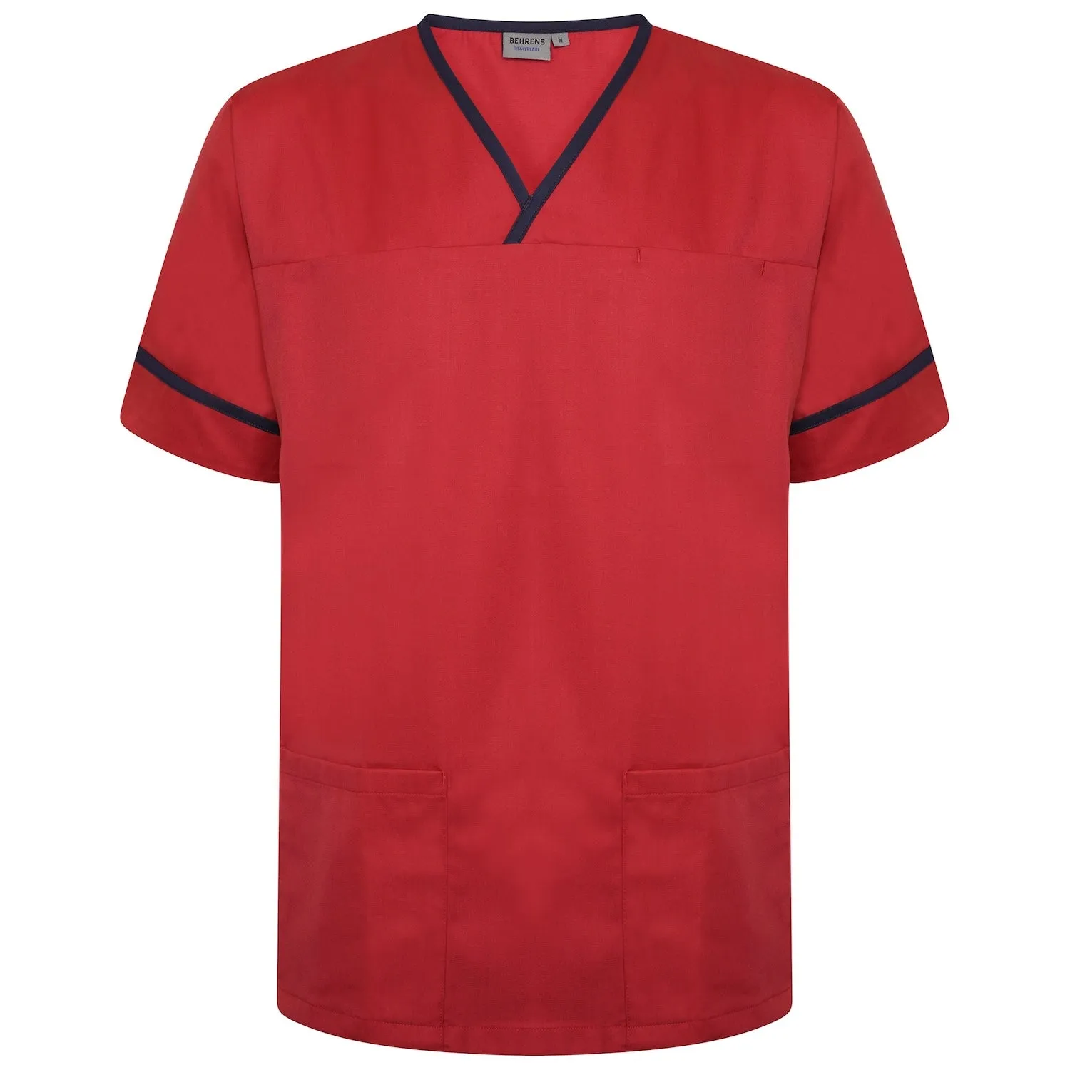 Contrast Trim Smart Scrub Top