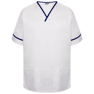 Contrast Trim Smart Scrub Top