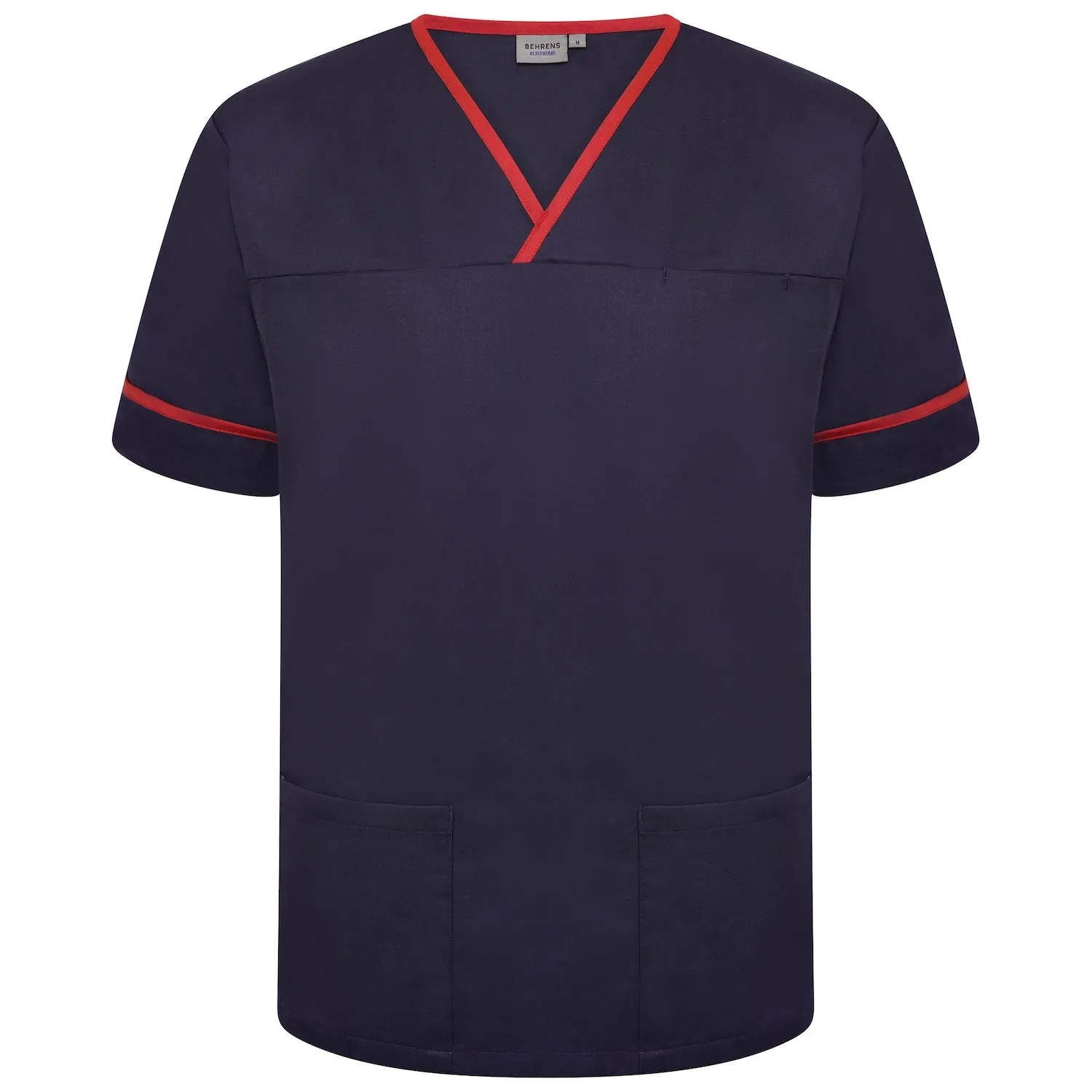 Contrast Trim Smart Scrub Top