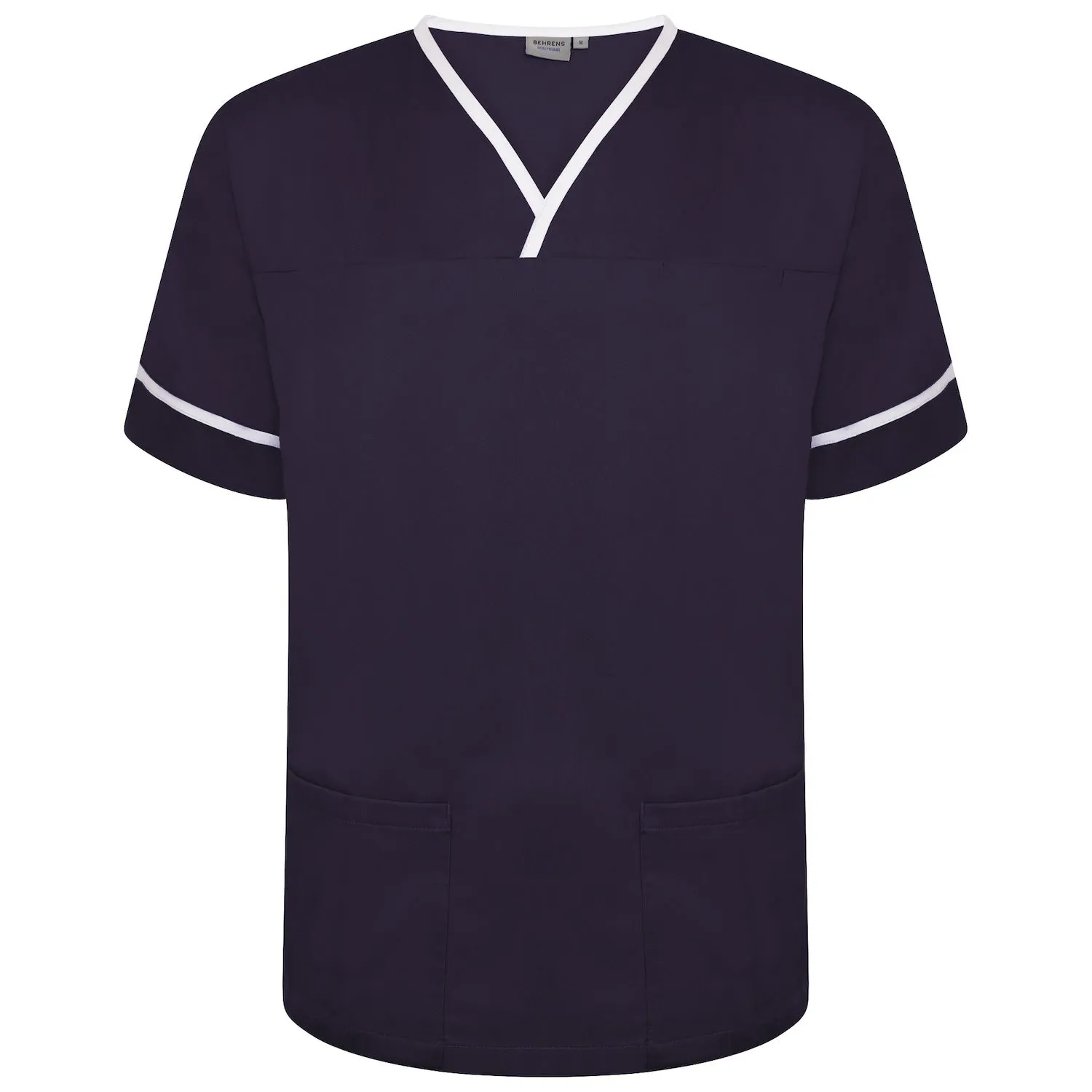 Contrast Trim Smart Scrub Top