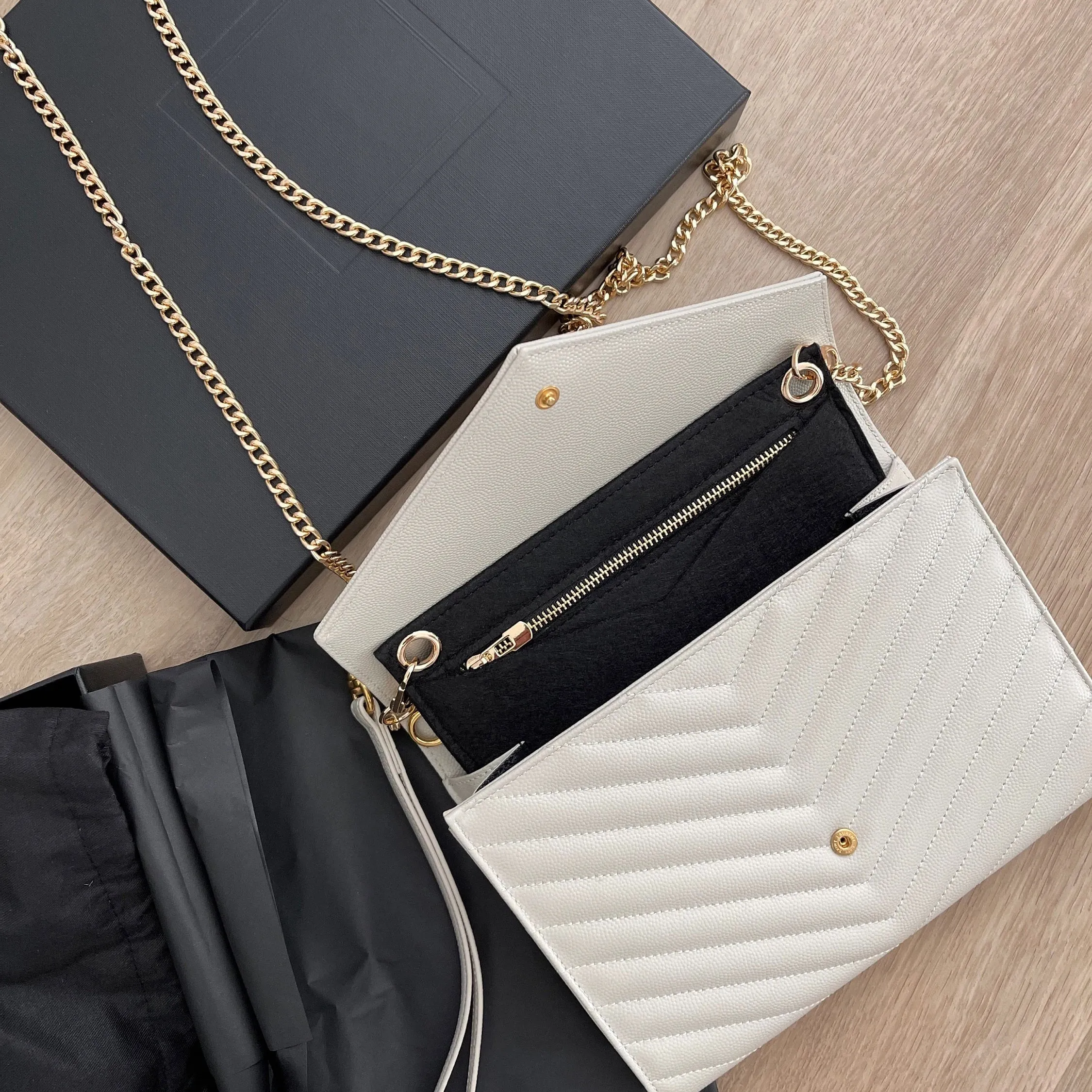 Conversion Kit for Monogram Clutch | Accessory for YSL Swing | clutch ysl | clutch ysl Purse Insert | Yves Saint Laurent Handbag Strap | Bag Insert Organizer | Yves Saint Laurent Swing Strap | Luxury Bag Accessory | Bag Protector”