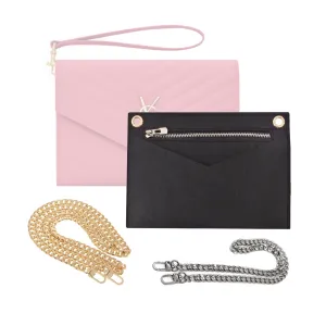 Conversion Kit for Monogram Clutch | Accessory for YSL Swing | clutch ysl | clutch ysl Purse Insert | Yves Saint Laurent Handbag Strap | Bag Insert Organizer | Yves Saint Laurent Swing Strap | Luxury Bag Accessory | Bag Protector”